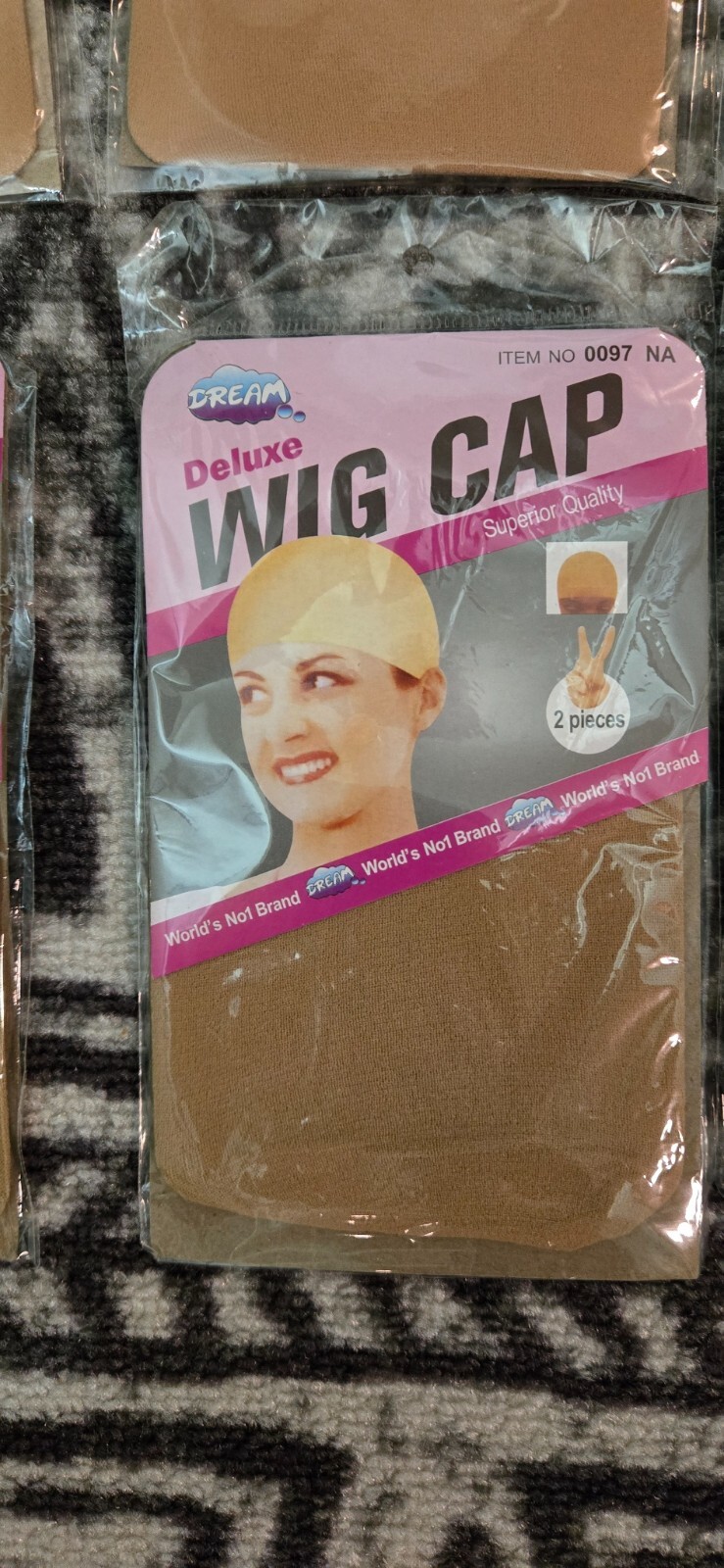 34 Pcs Nude Wig Cap Deluxe Breathable Stretch Fabric Liner Long Hair Weaving