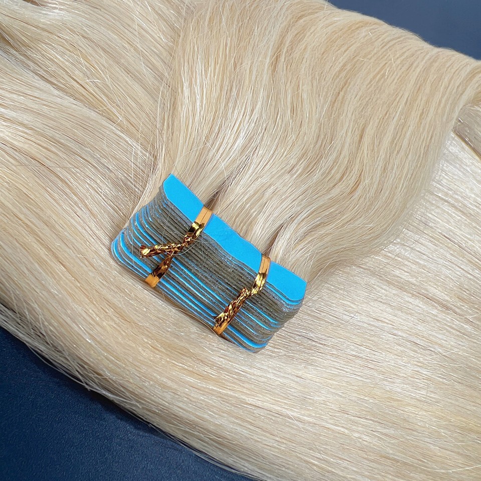 Invisible Tape In Hair Extensions 100% Real Human Hair Highlight Fashion Hair