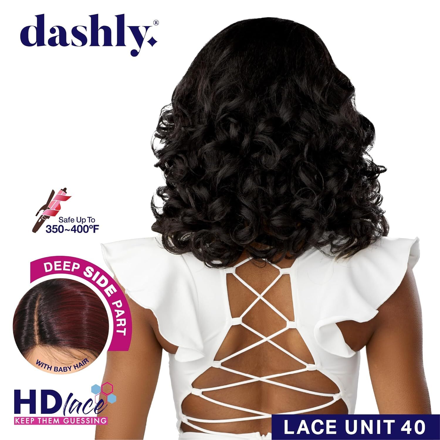 Sensationnel Synthetic Hair Dashly Hd Lace Front Wig – Lace Unit 40