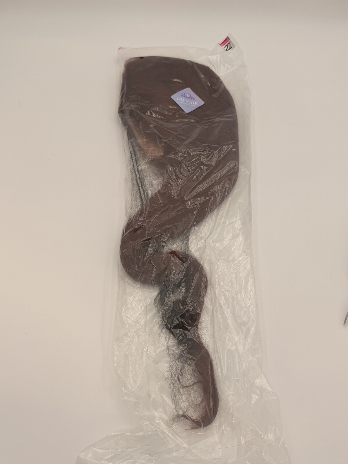 22” Straight Human Hair Wig Burgundy Lace Front Wig 100% Human Hair + Extras