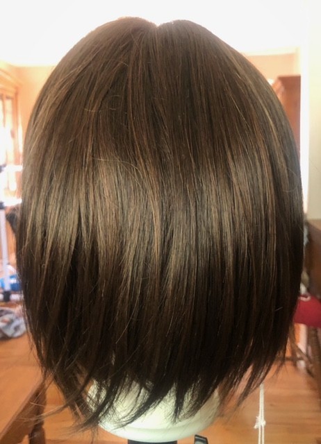 Astrid Rene of Paris synthetic wig color Ginger Brown NWT