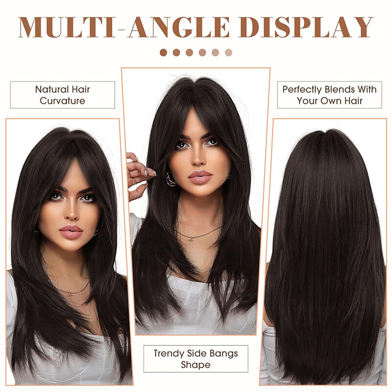 Free Part Women Topper Real As Human Hair Top Toupee Piece Clip in Hairpiece 18″
