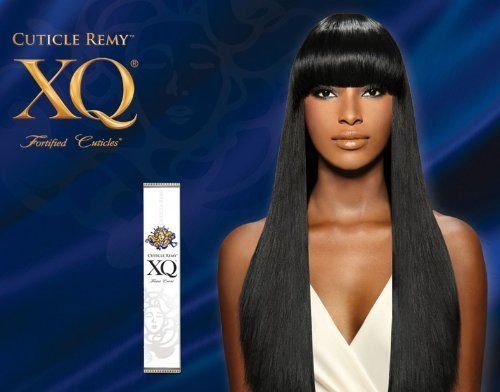 XQ CUTICLE REMY YAKY 100% HUMAN HAIR WEAVE_12″_#27C