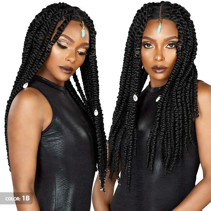 Sensationnel Strand X Glueless HD Full Lace Hand-Tied Braided Wig – UNIT 6