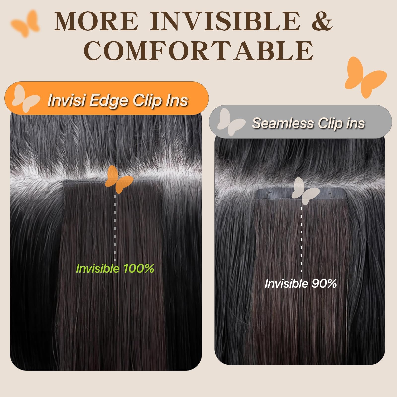 Tesshair Remy Hair Extensions Clip In Human Hair 18 Inch Clip In Extensions