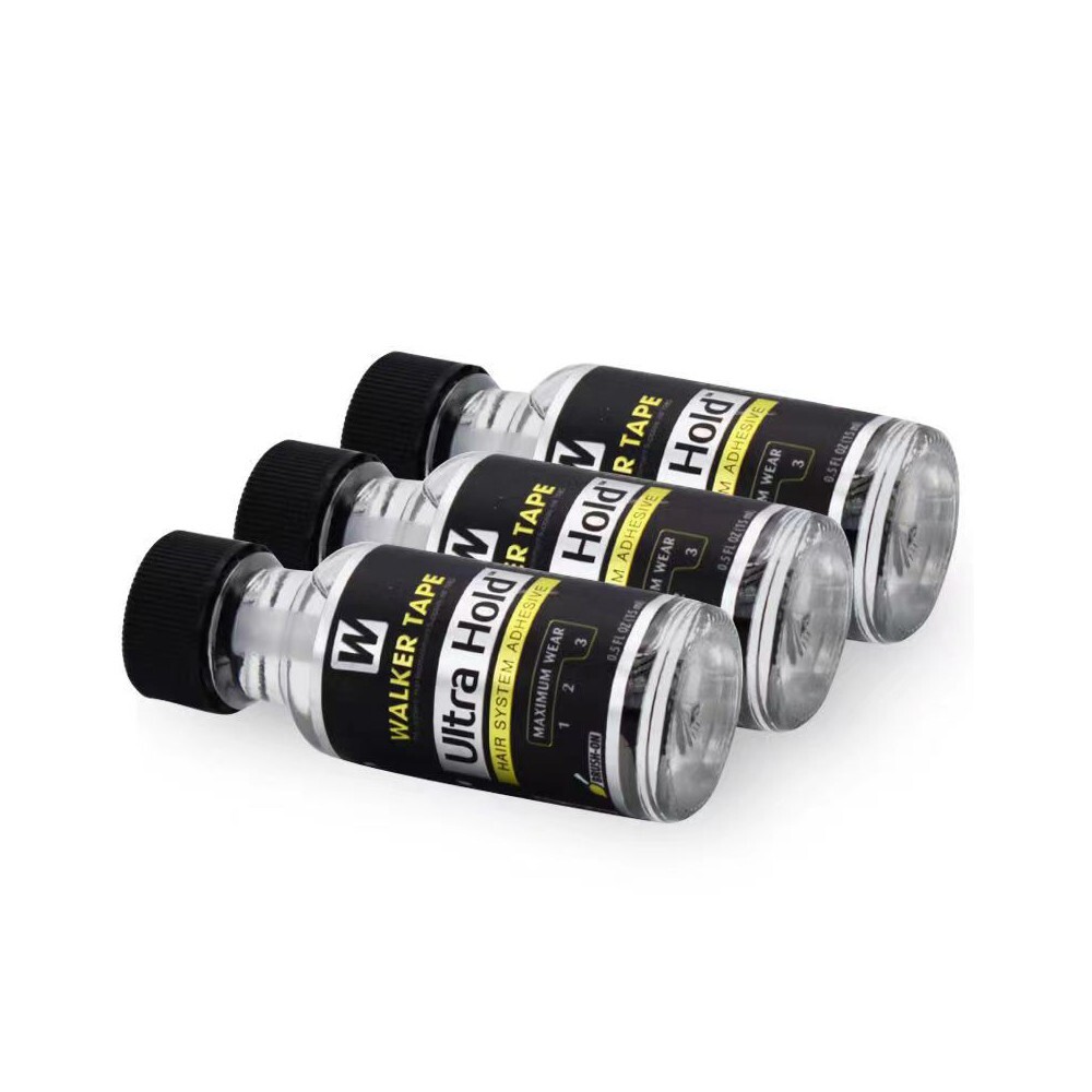 Walker Tape Ultra Hold Glue 0.5 Fl Oz Lace Wig Mens Toupee Hairpiece Adhesive