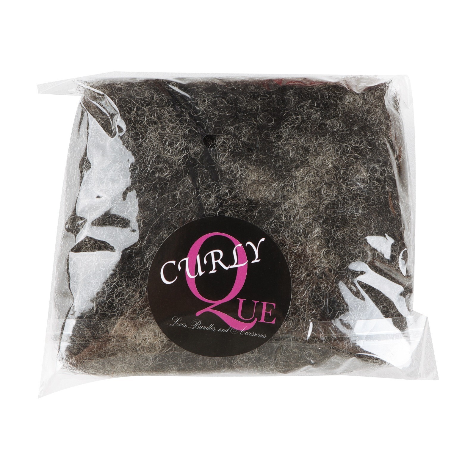 100% Human Hair Kinky Curly Afro Bulk For Dreadlock Extensions – Salt and Pepper