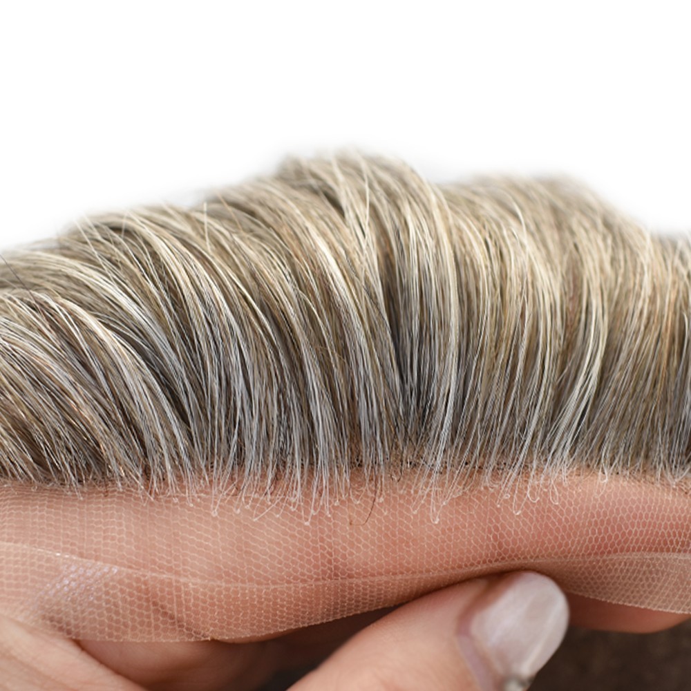 Mens Hair Piece Toupe for men Fine Mono Lace Front Men’s Toupee Human Hair Unit