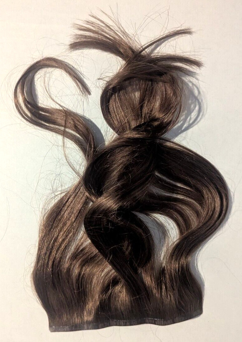 DOORES 14 Inch 110g Seamless Clip in Human Hair Extensions Trick Remy Straight