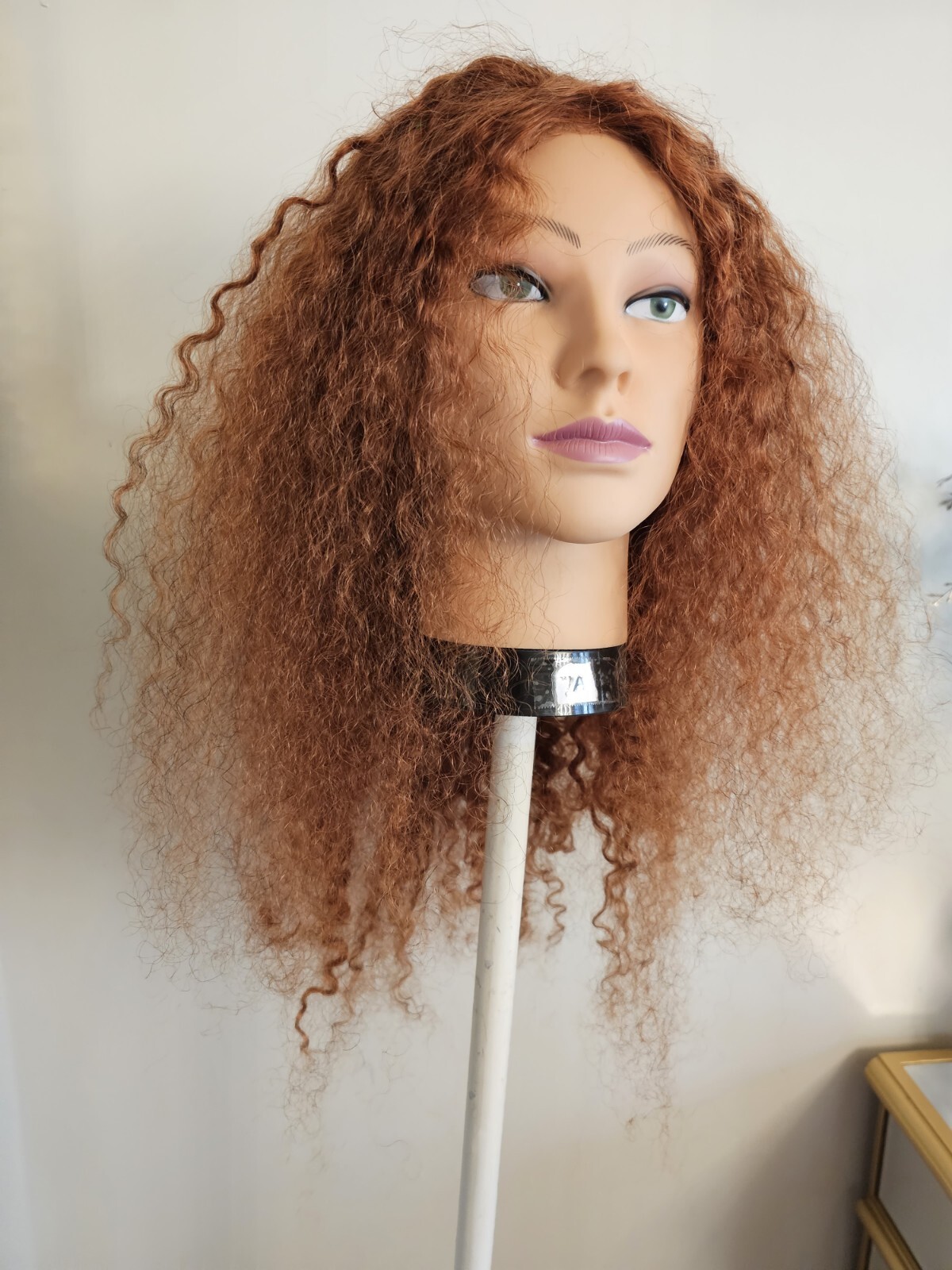 High Quality regular Top 22 to 23″ curly wavy 100% Virgin Human Hair Lace Wig