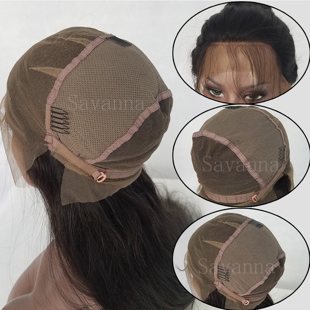 Brazilian Virgin Full Lace Human Hair Wig Wavy Ombre Blonde Remy Lace Front Wigs