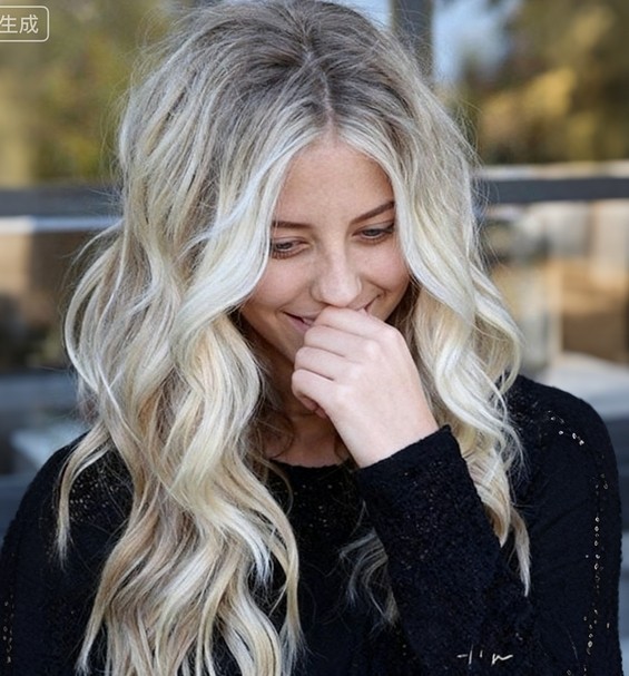 20Inch 13X4 Lace Front Wig Human Hair Wig Ombre Highlight Blonde Wig