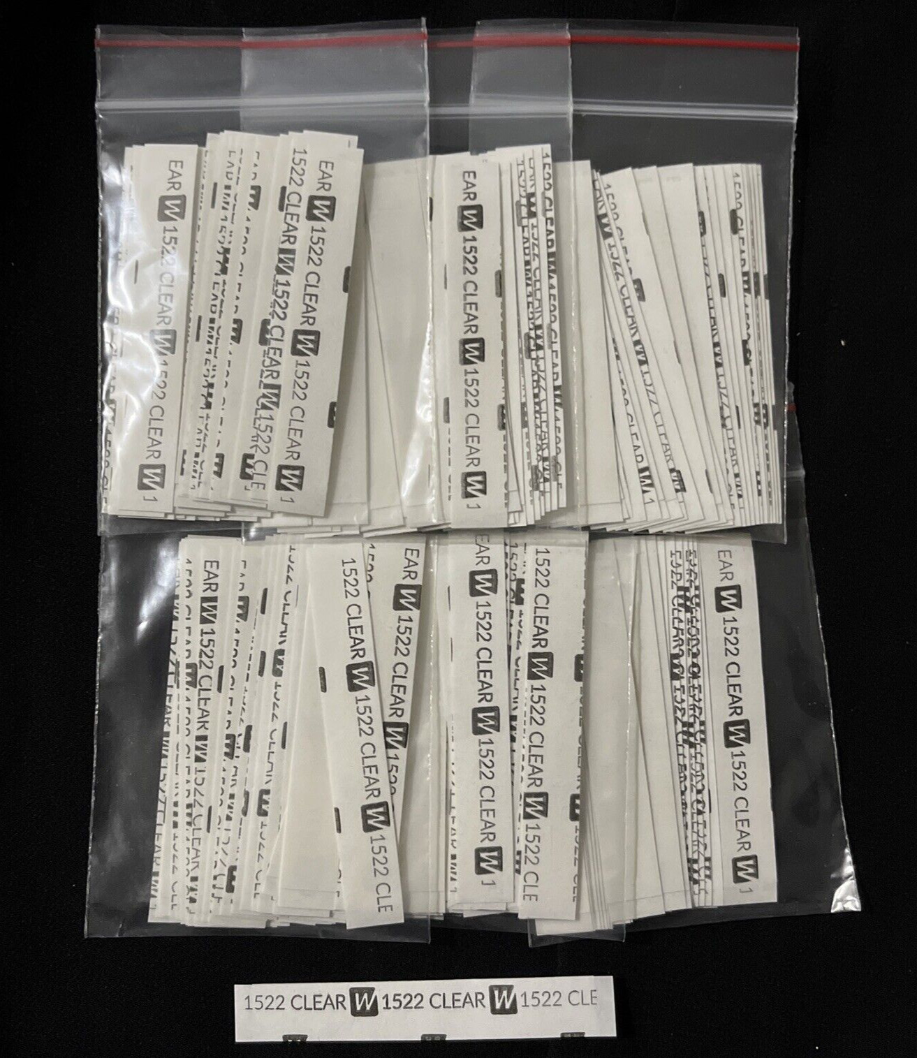 Walker 3M 1522 Hairpiece Tape 216 Pc1/2″ X 3 Straight 6 Pack Poly Wig Toupee-New