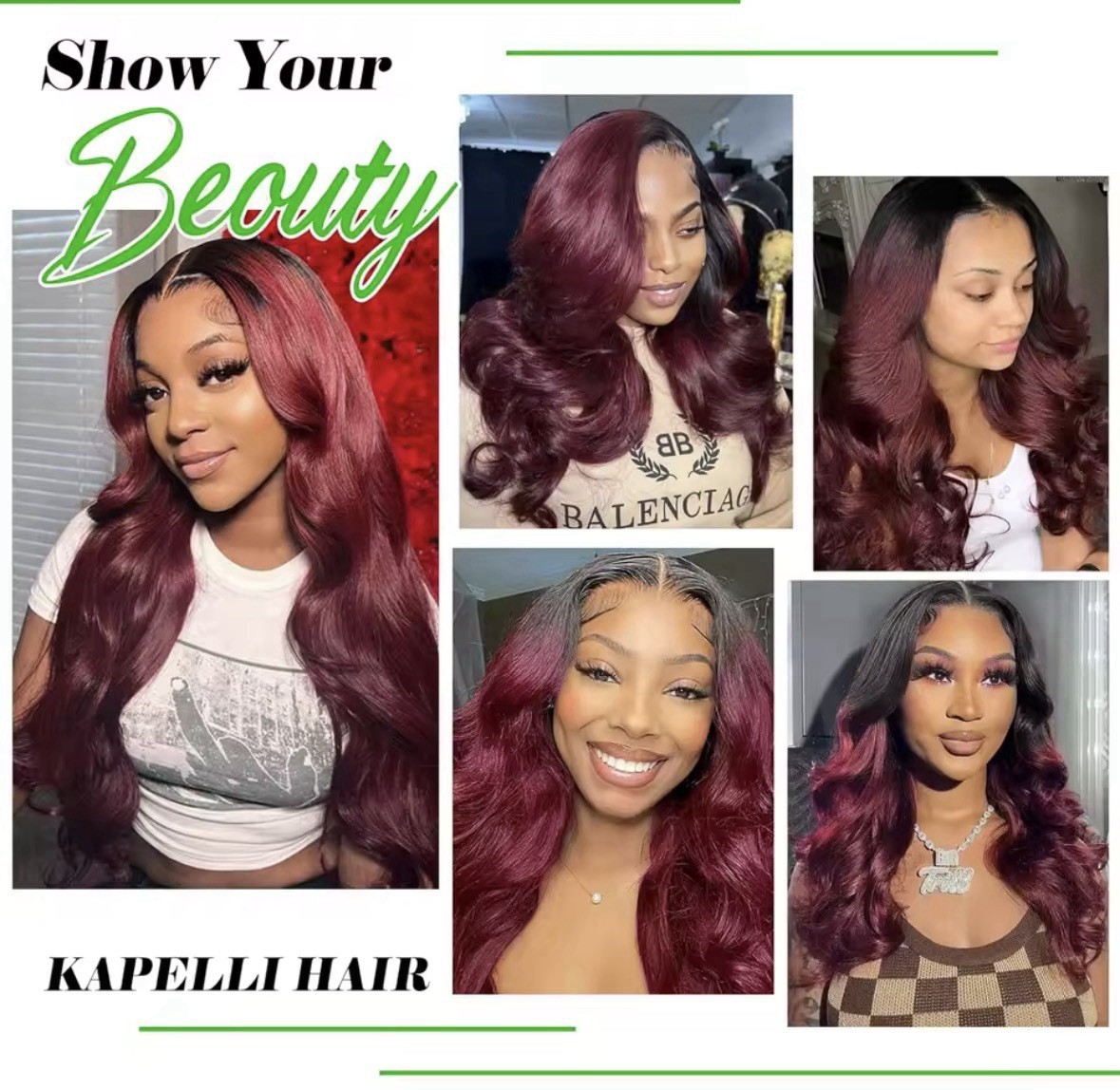 Human Hair Bundle 12” 14” & 16” with 4 x 4 Lace Closure 1B/99J Body Wave W/GIFT