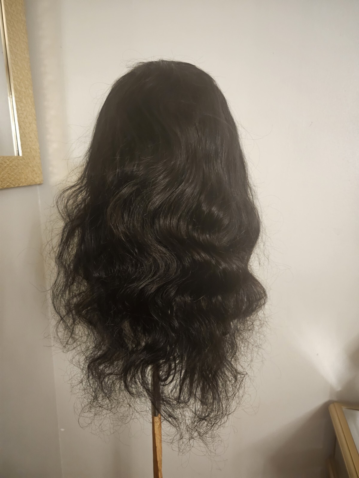 High Quality regular Top 22″ straight 100% Virgin Human Hair Lace Wig