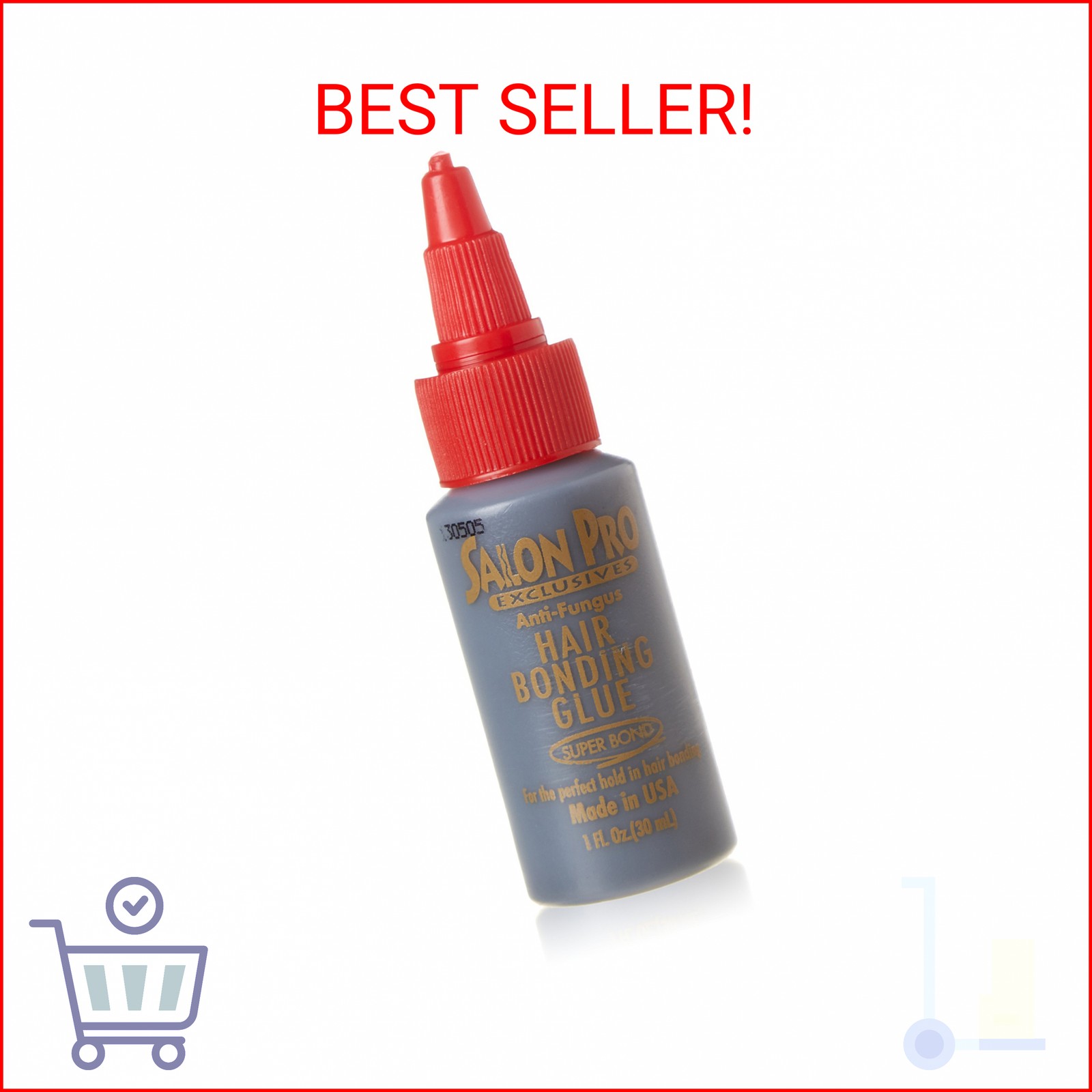 Salonpro Salon Pro Hair Extension Bonding Glue Black 1 Oz