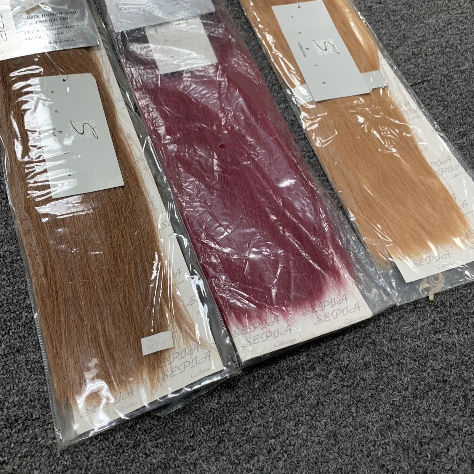 Sepia 100% Human Hair Extensions Italian Silky 14″ Length ~ W-14 ~ Choose Color