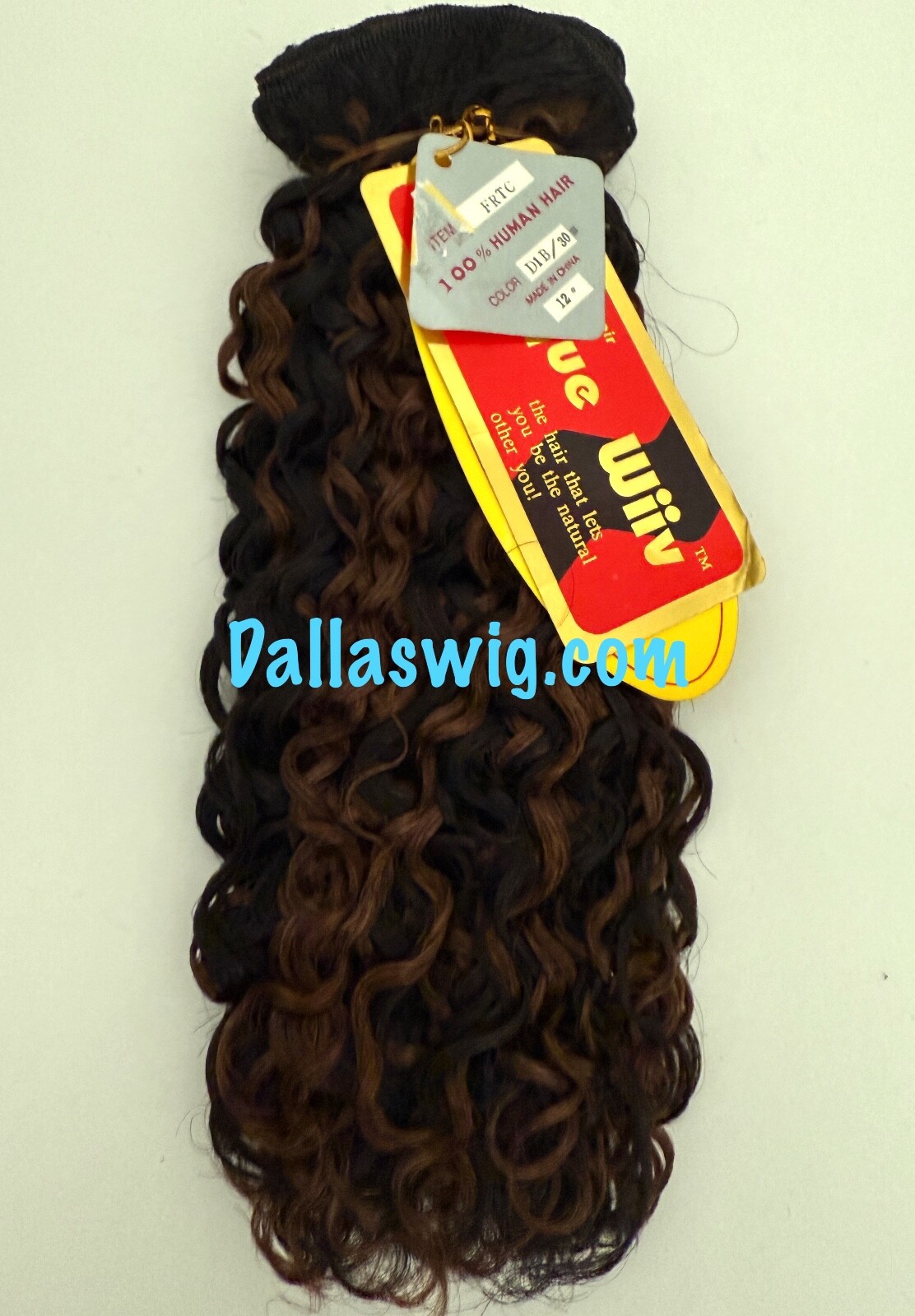 100% Human Unique Wiiv French Curly 12″ Soft Curls Weaving Hair ONE Pack