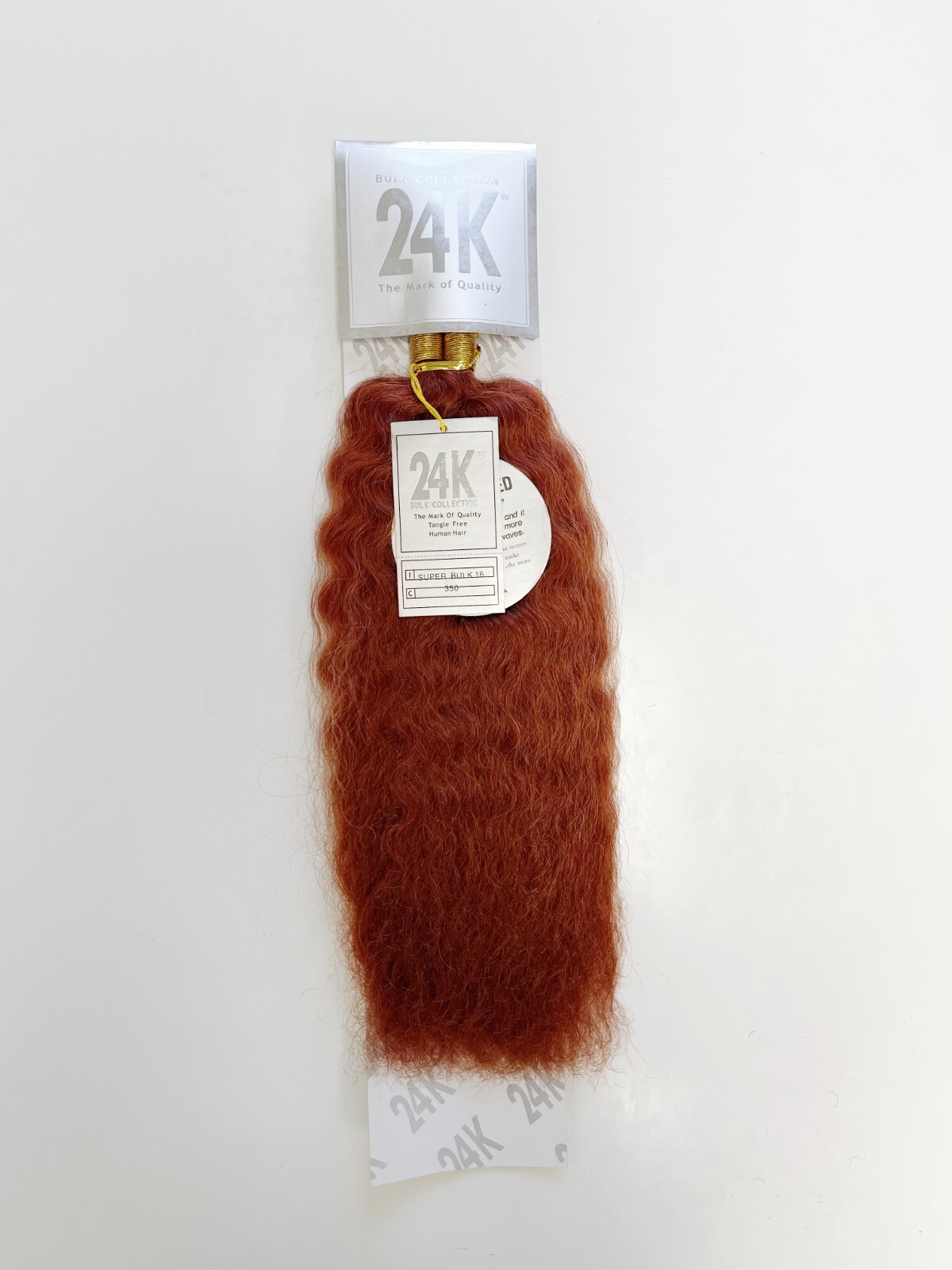 Blended Human Hair Super Wave Bulk Wet Wavy for Braiding 16-24” Select Colors
