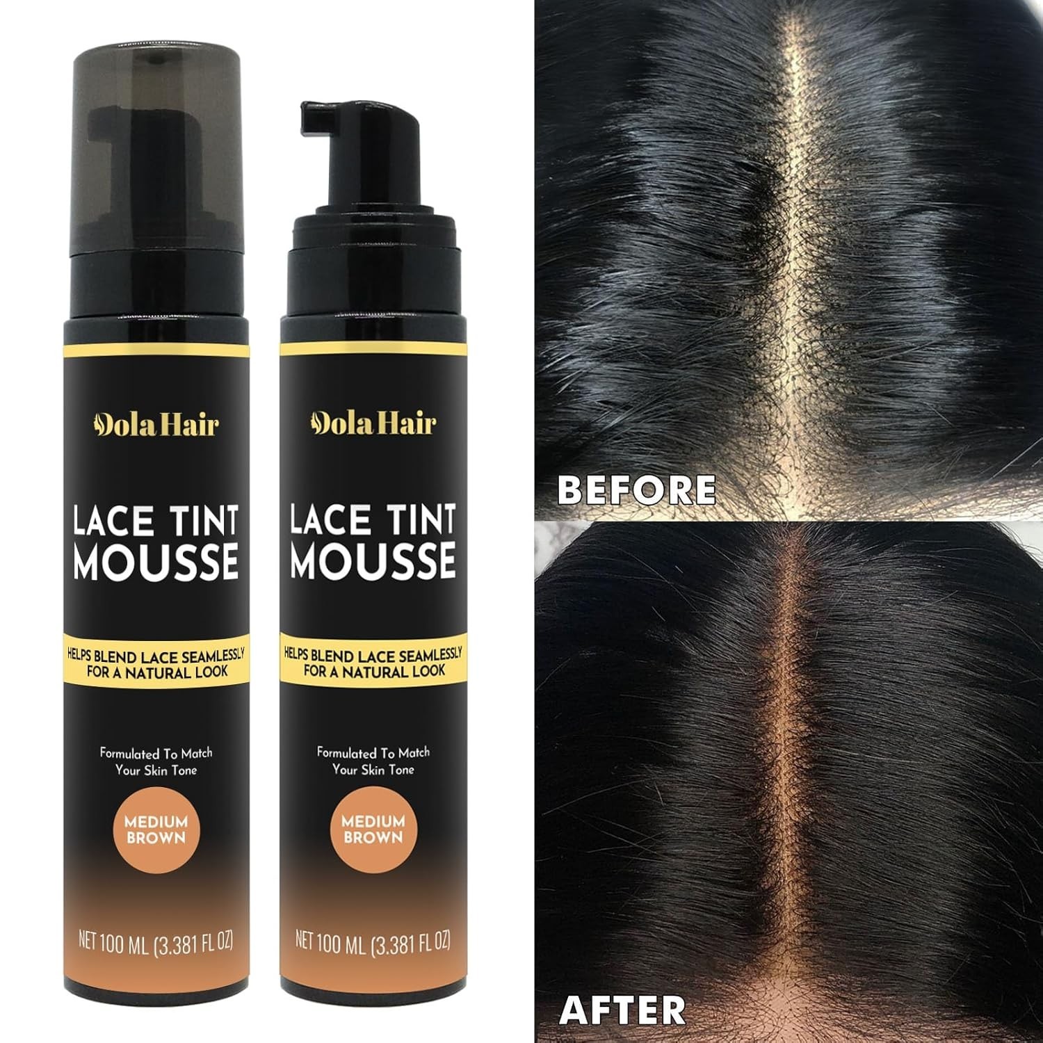Dolahair Lace Glue Kit – Complete Set with Lace Tint Mousse Wig Installation