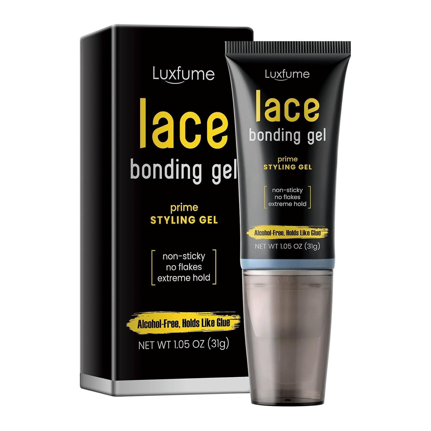 Lace Bonding Gel,Wig Glue Lace Glue,New Brush Head Design,Invisible & Skin-Fr…