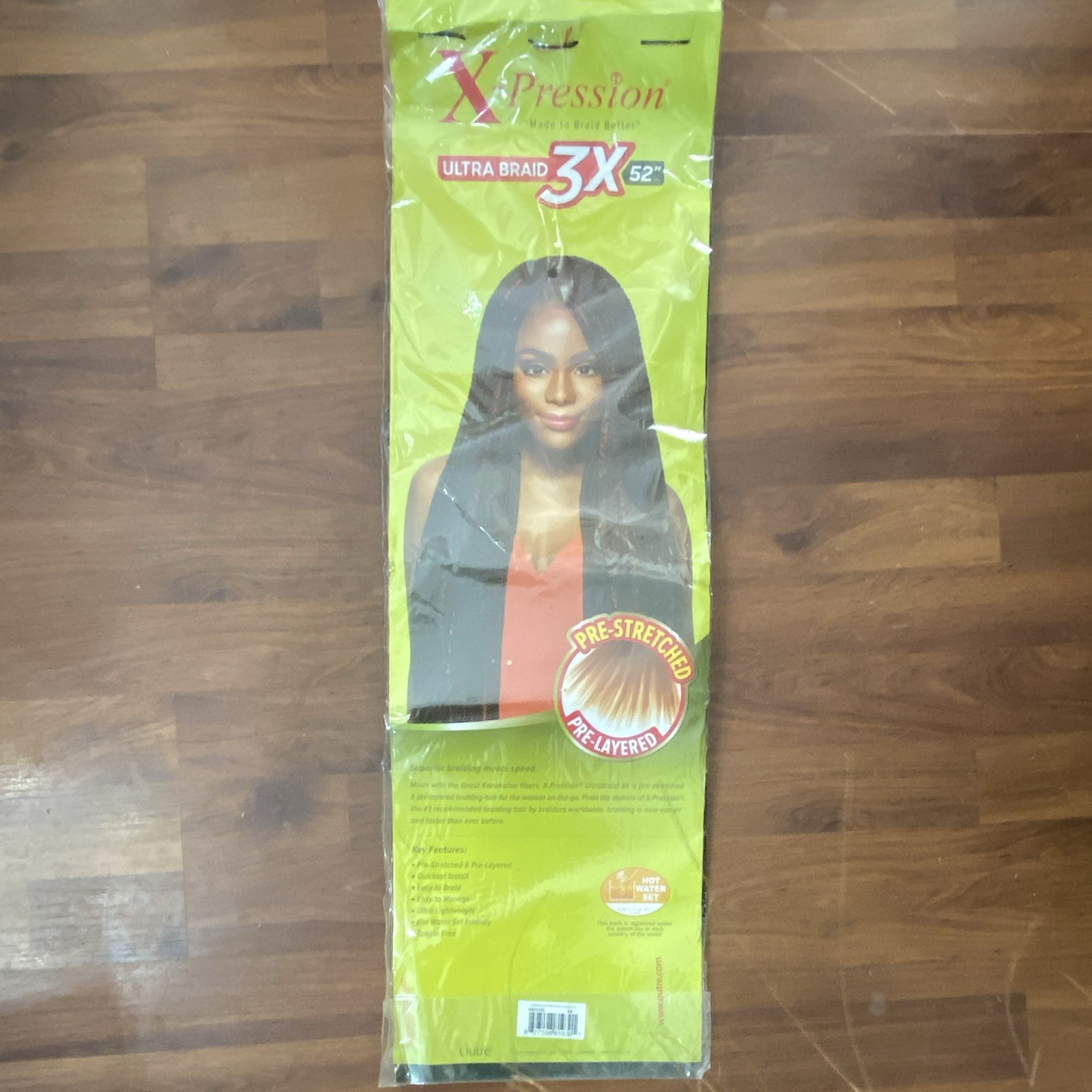 Outre X-Pression 3X Pre-Stretched Pre-Layered Synthetic Braid 52in 1B