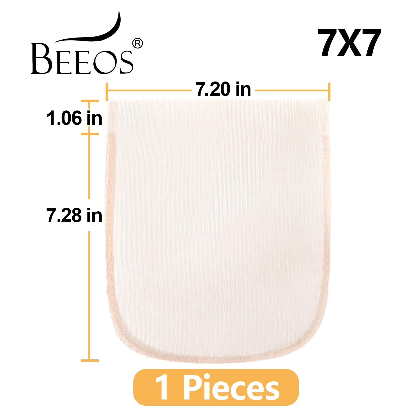 7×7 Skinlike Real HD Lace for Making 1 Pieces, 0.1mm Ultra-thin Swiss Lace Ne…