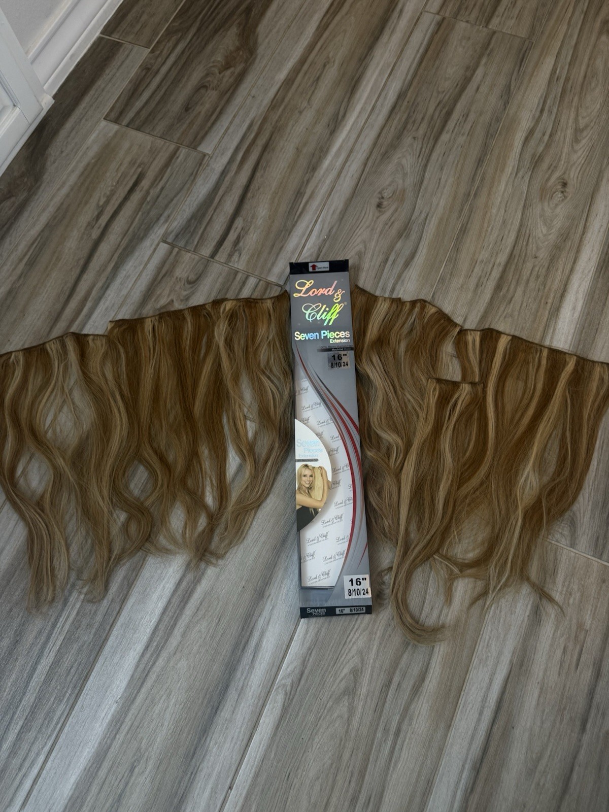 Lord & Cliff 100% Remy Human Hair 7 Pc Clip-In 16″ 8/10/24 SOLD OUT COLOR