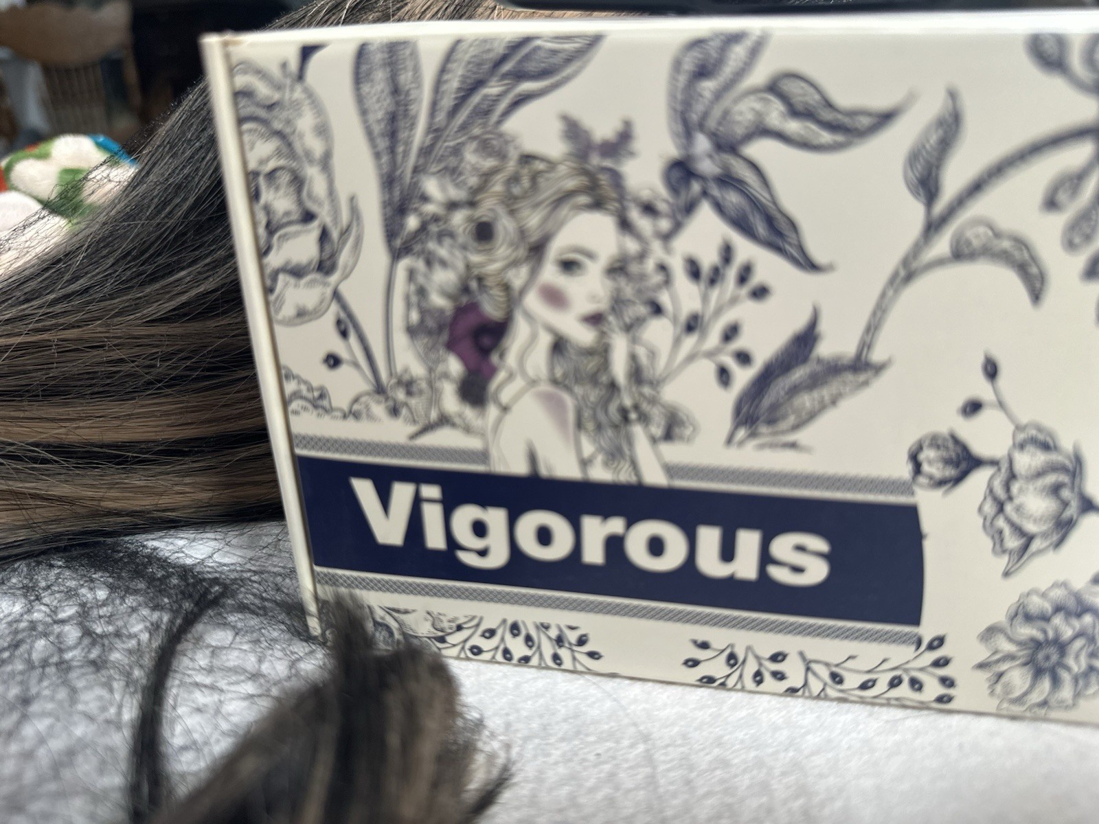 Vigorous Clip-In Synthetic Hair Extension Body Wave Black/Ash Blond 24in
