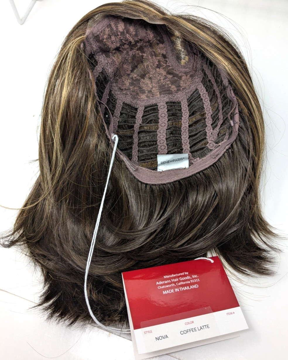 Rene of Paris Layered Bob Wig Lace Front Brown Coffee Latte Alexander Couture