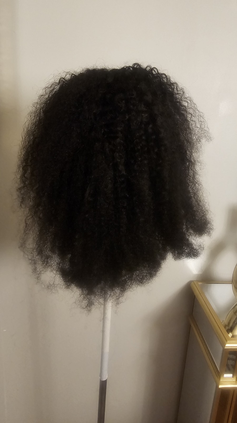 new High-Quality regular 20″ Black body wave 100% Virgin Human Hair Lace Wig