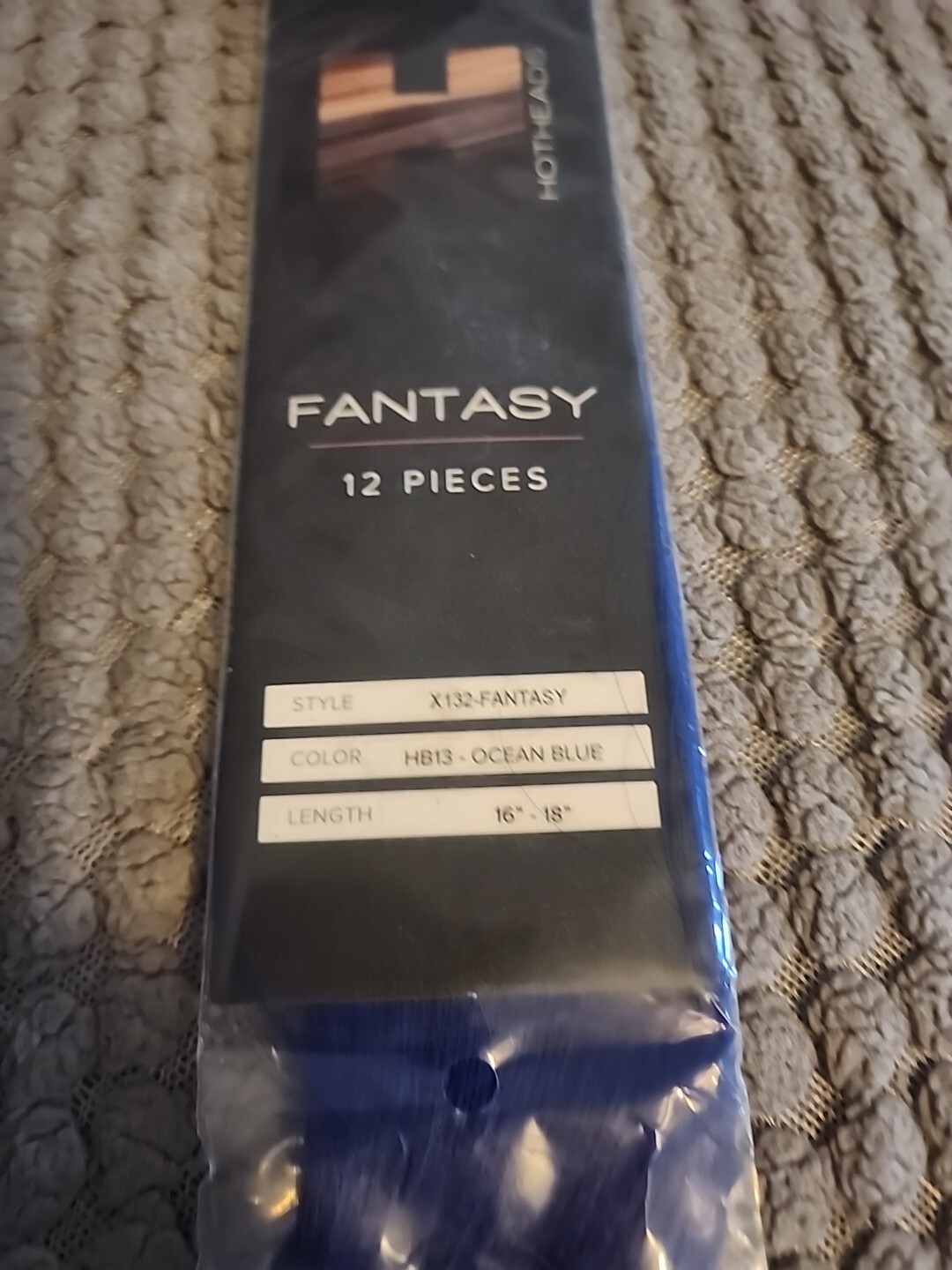 Hotheads X132 Fantasy Hair Extensions 12 Pieces 16″-18″ Color HB13 Ocean Blue