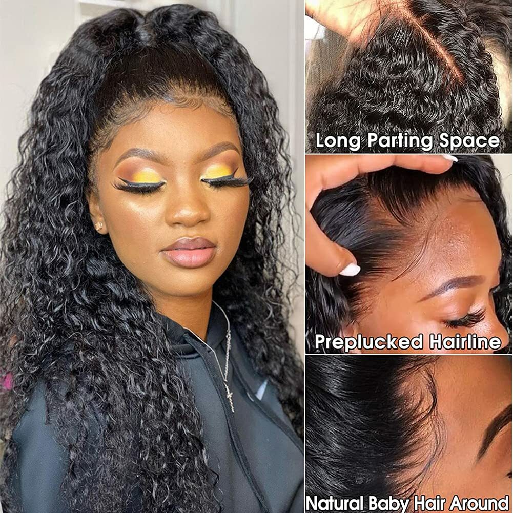 USA Hair Curly Front Wig Women Brazilian Long Curly Wavy Hair Wigs Women Costume