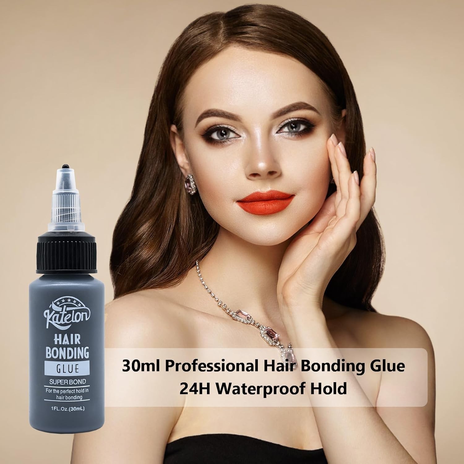 Multi-Purpose Hair Bonding Glue 1oz – Precision Nozzle for Easy Application