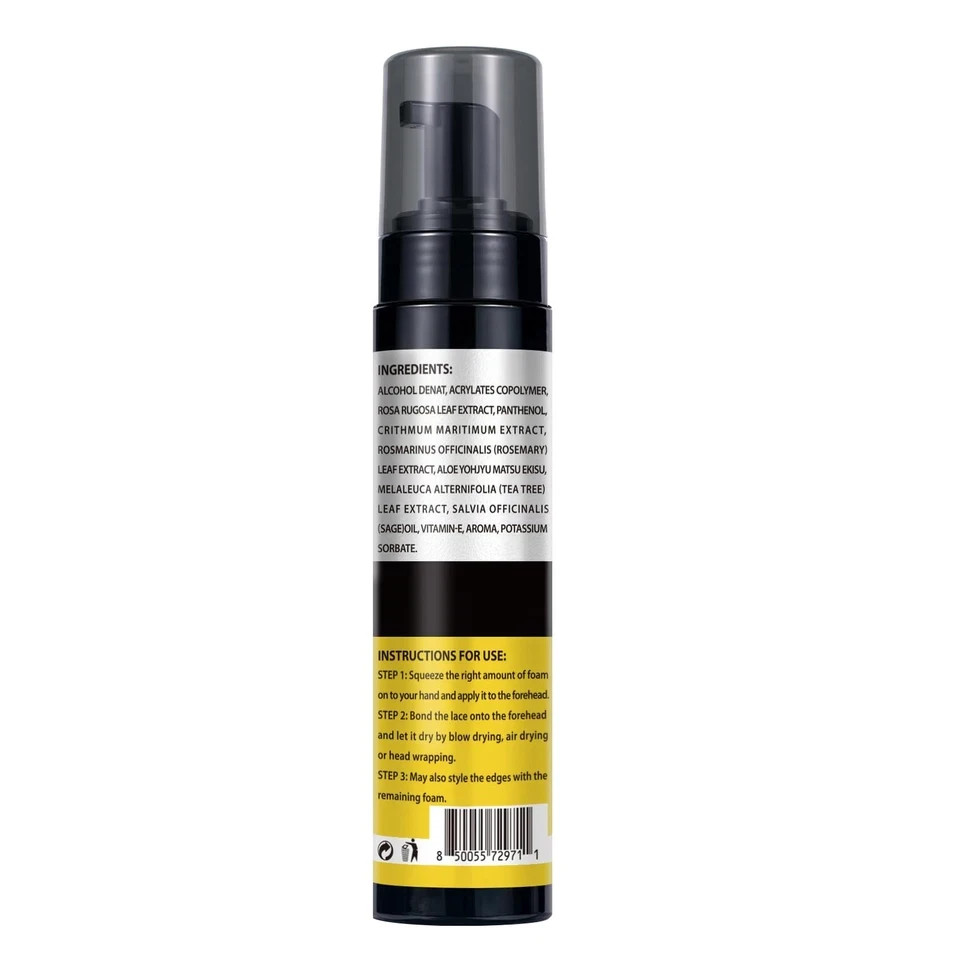 Lace Melting and Holding Mousse Glue-Less Hair Adhesive for Wigs, Wig Glue La…