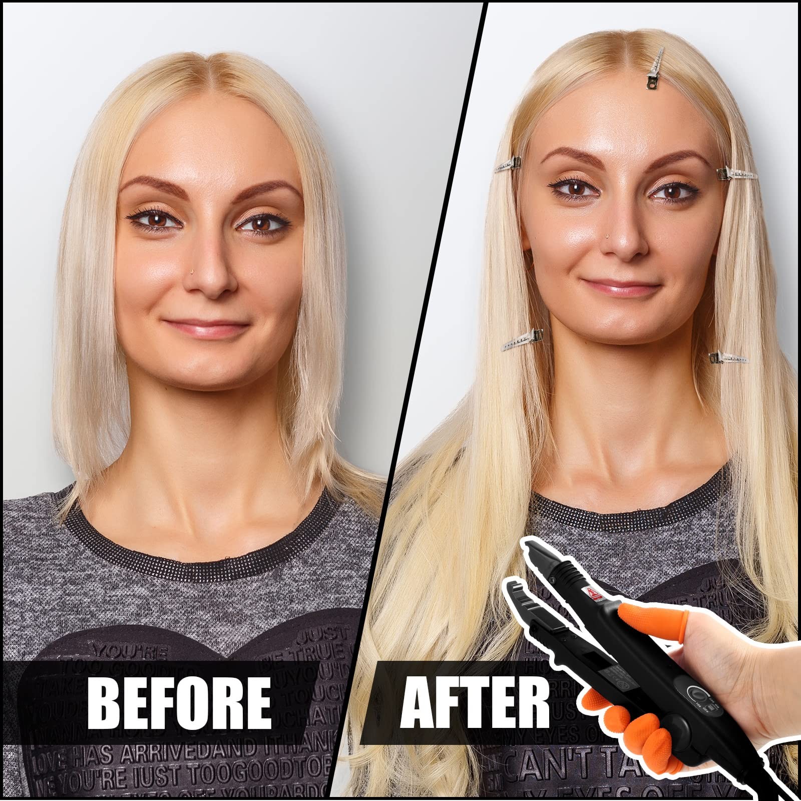 Hair Extensions Iron Fusion Keratin Hair Extensions Heat Tool Heat Connector …