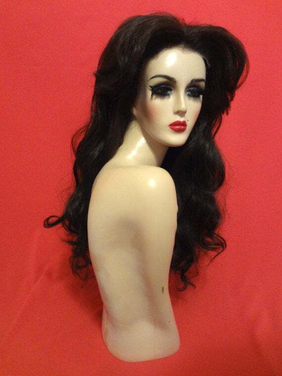Big Wavy Long Brown KIM KARDASHIAN Wig! Lace Front Drag Costume Brown ALL COLORS