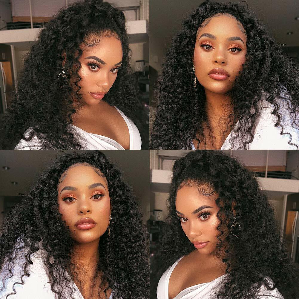 USA Hair Curly Front Wig Women Brazilian Long Curly Wavy Hair Wigs Women Costume