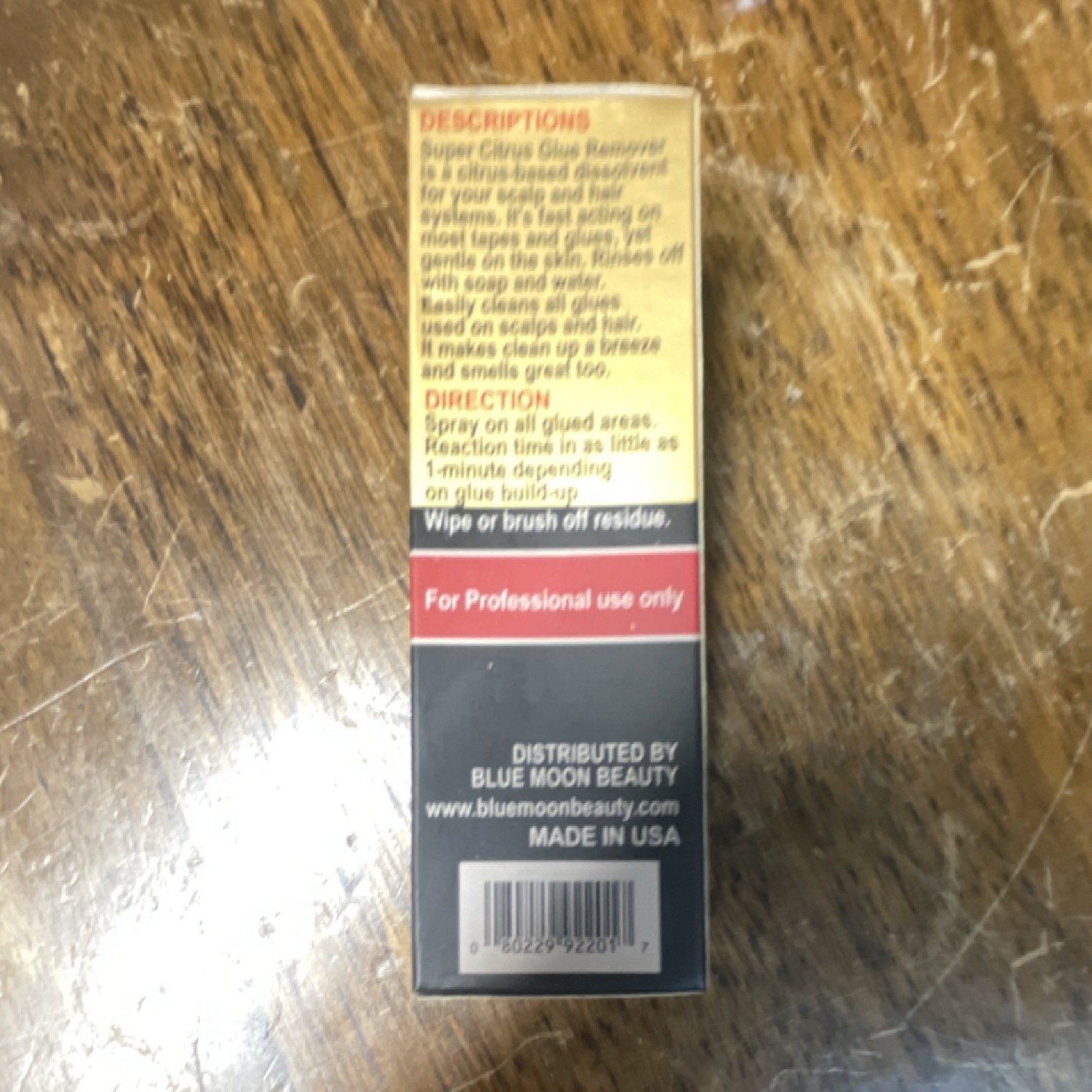 BMB Citrus Based Spray Glue Remover for Lace Front Wigs 2 fl oz 59 ml
