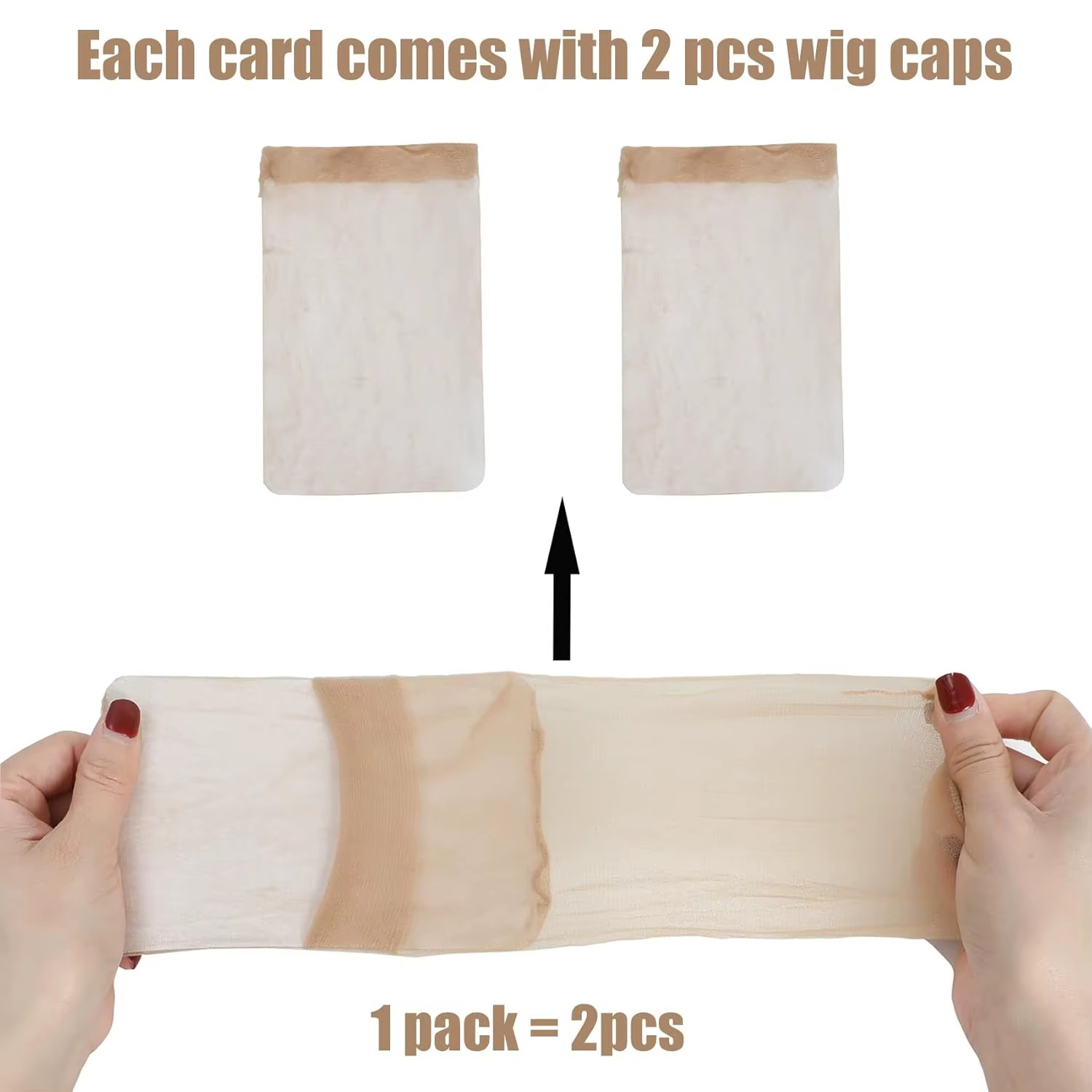 HD Wig Cap Ultra Thin Stretchy Nylon Stocking Wig Cap Lace Front Women