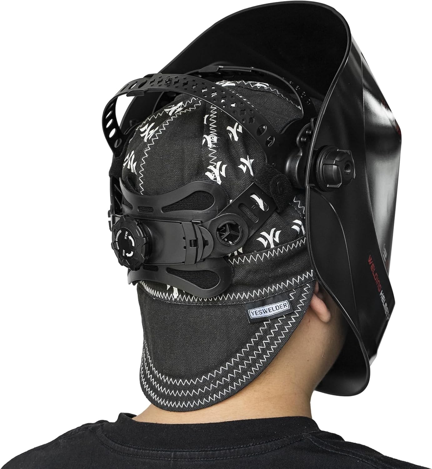 YESWELDER Welding Cap, YesWelder Style 7-5/8″, 7 5/8, Yes(black, White)