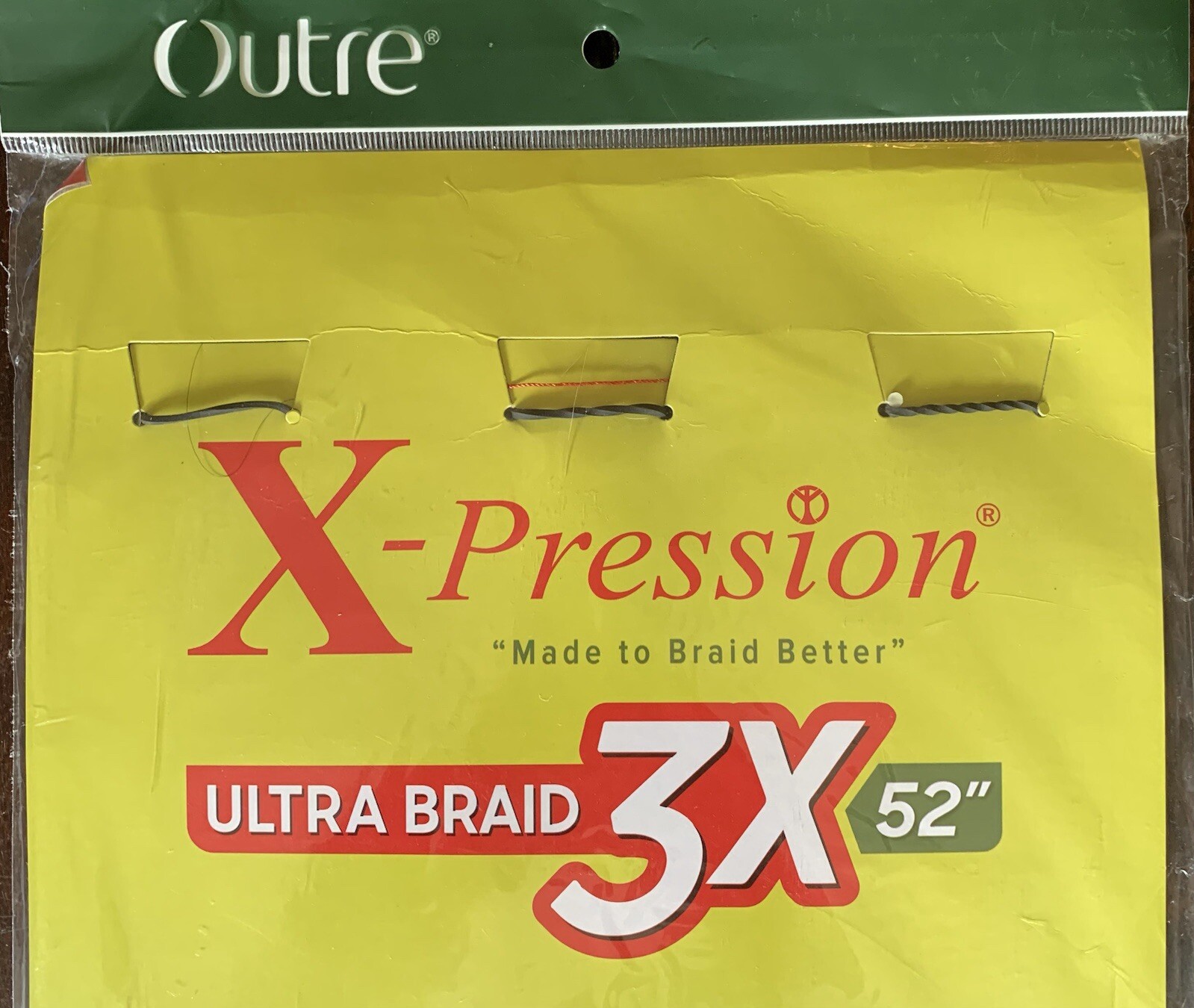 Outre X-Pression Ultra Braids 3x 42 in 1 Set And 52 Inch 2 Sets Color 613 Blonde