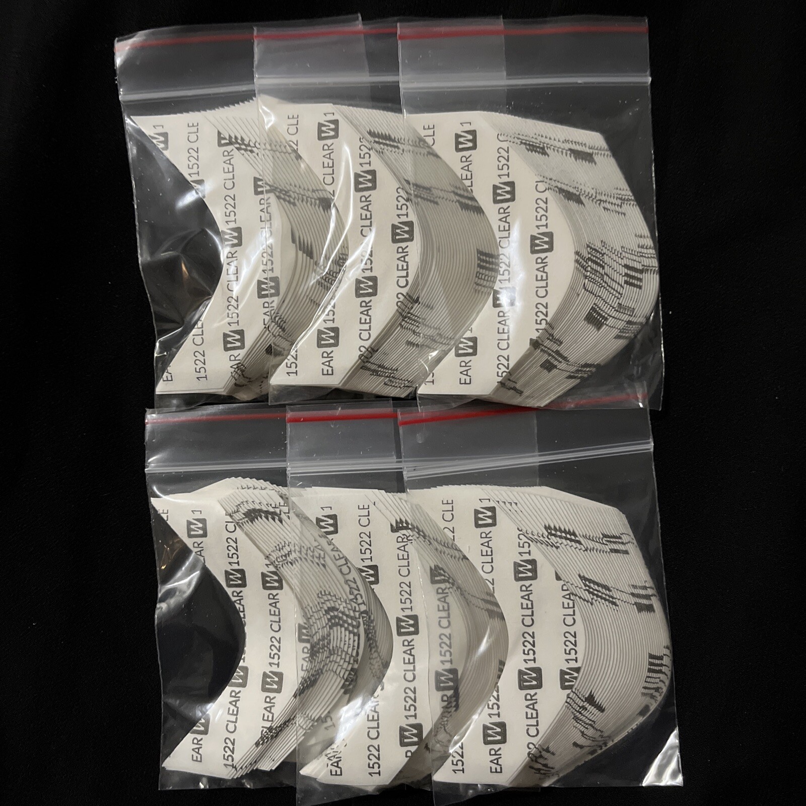 Walker 3M 1522 Hairpiece Tape 216 Pc A Contour 6 Packs For Poly Wig Toupee – New