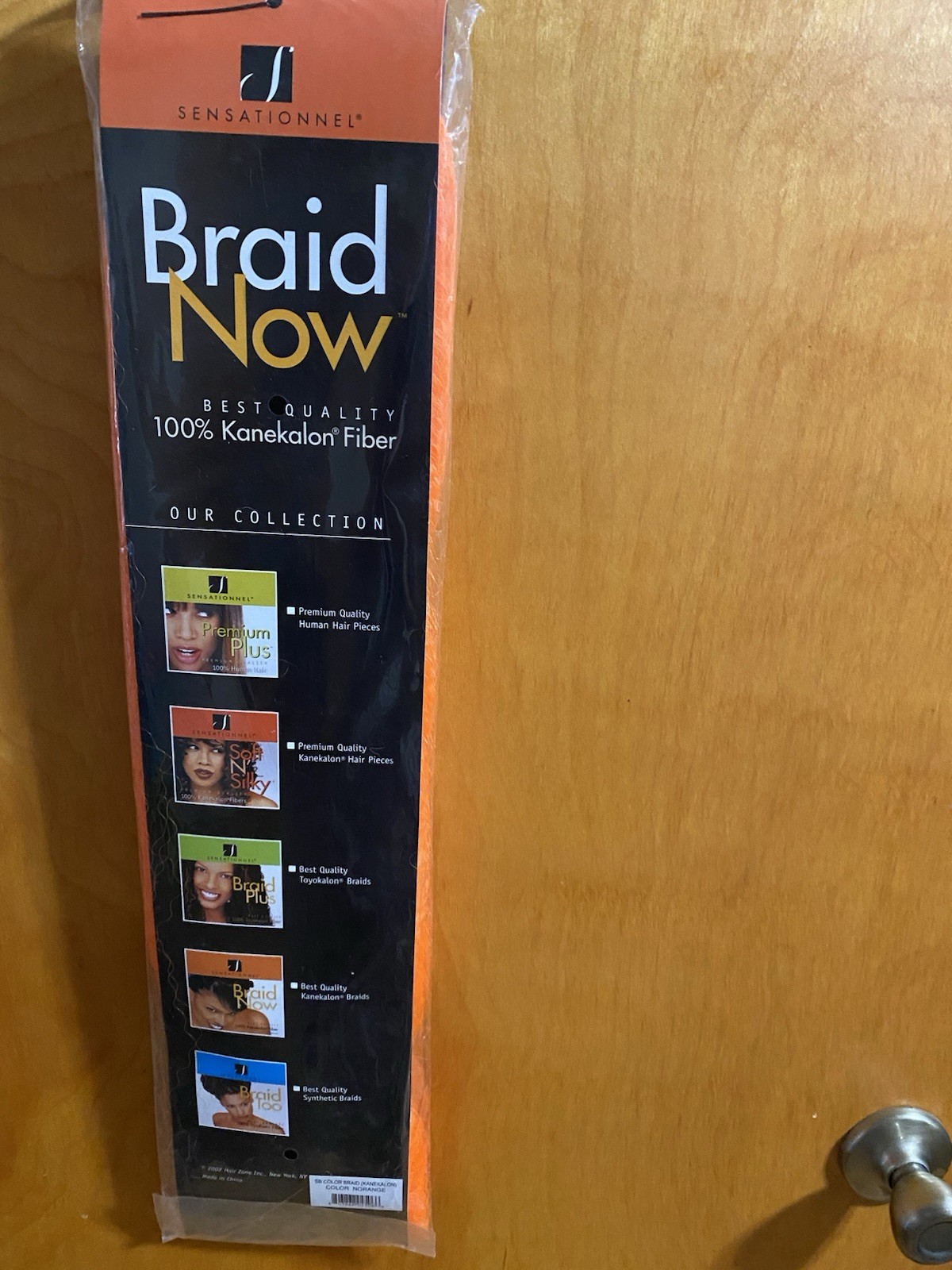 NEW ORANGE BRAID NOW HALLOWEEN COSPLAY BRAID SENSATIONNEL 100% KANEKALON FIBER