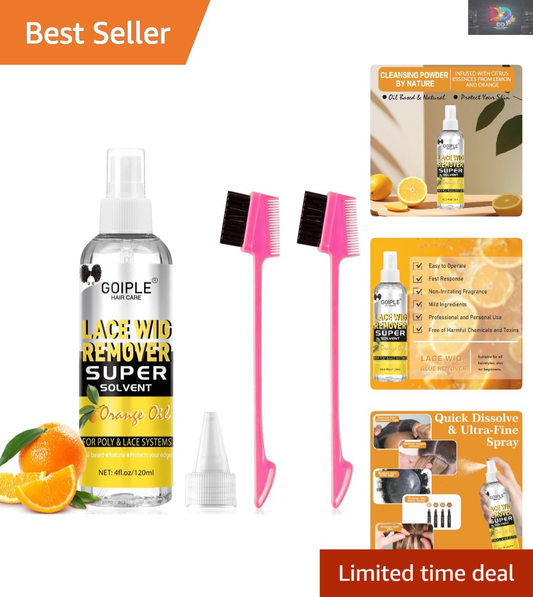 Fast-Acting Tape-in Hair & Wig Adhesive Remover