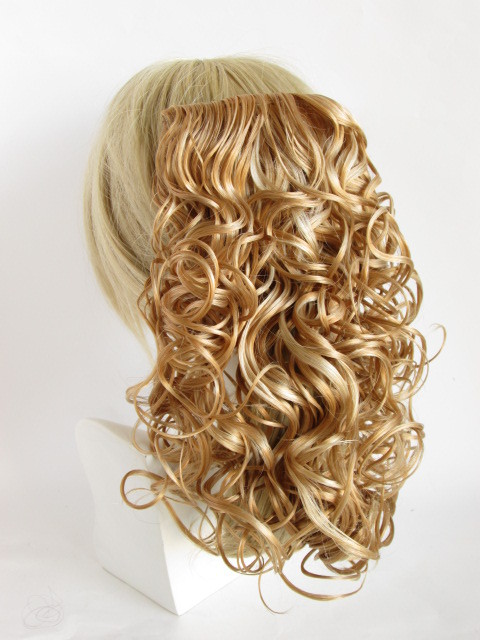 12″ LAYERED LOOSE SPIRAL CURLS CURLY FALL HAIR EXTENSIONS HAIRPIECE COMBS ROXY