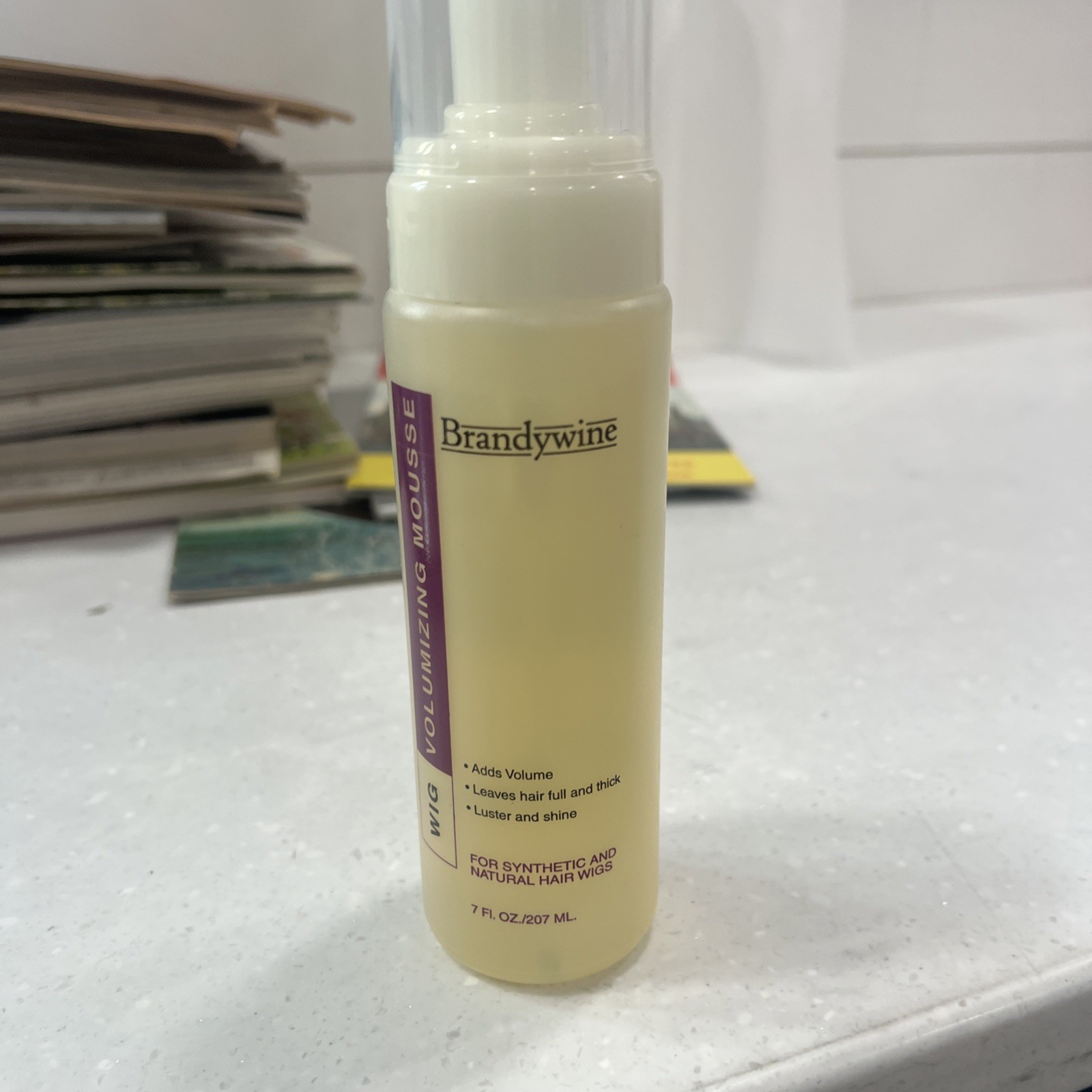 Brandywine Wig Care Synthetic & Natural Hair Spray Non-Static Shampoo Mousse