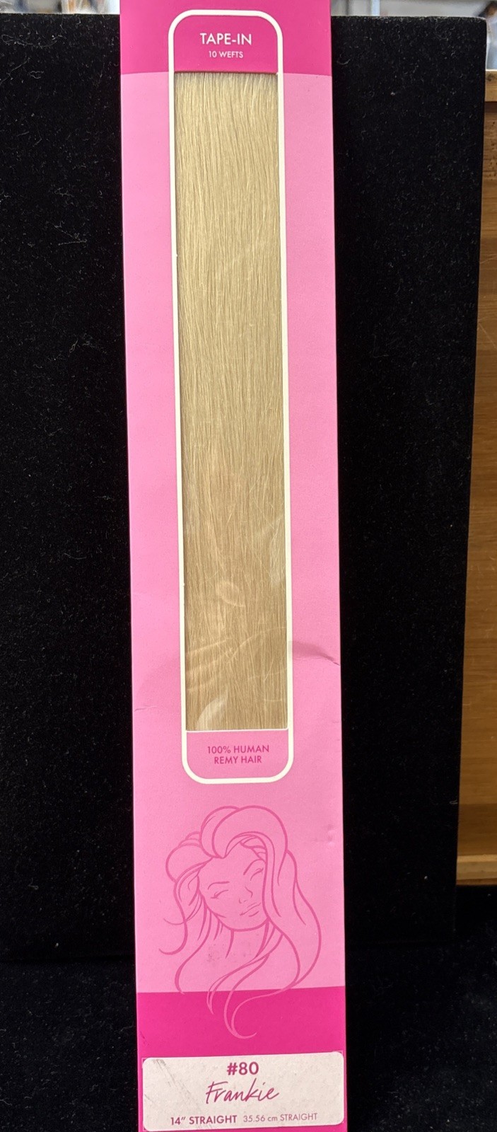 Babe Tape-In Extensions 14 Inch Straight 100% Human Remy Hair #80 Frankie