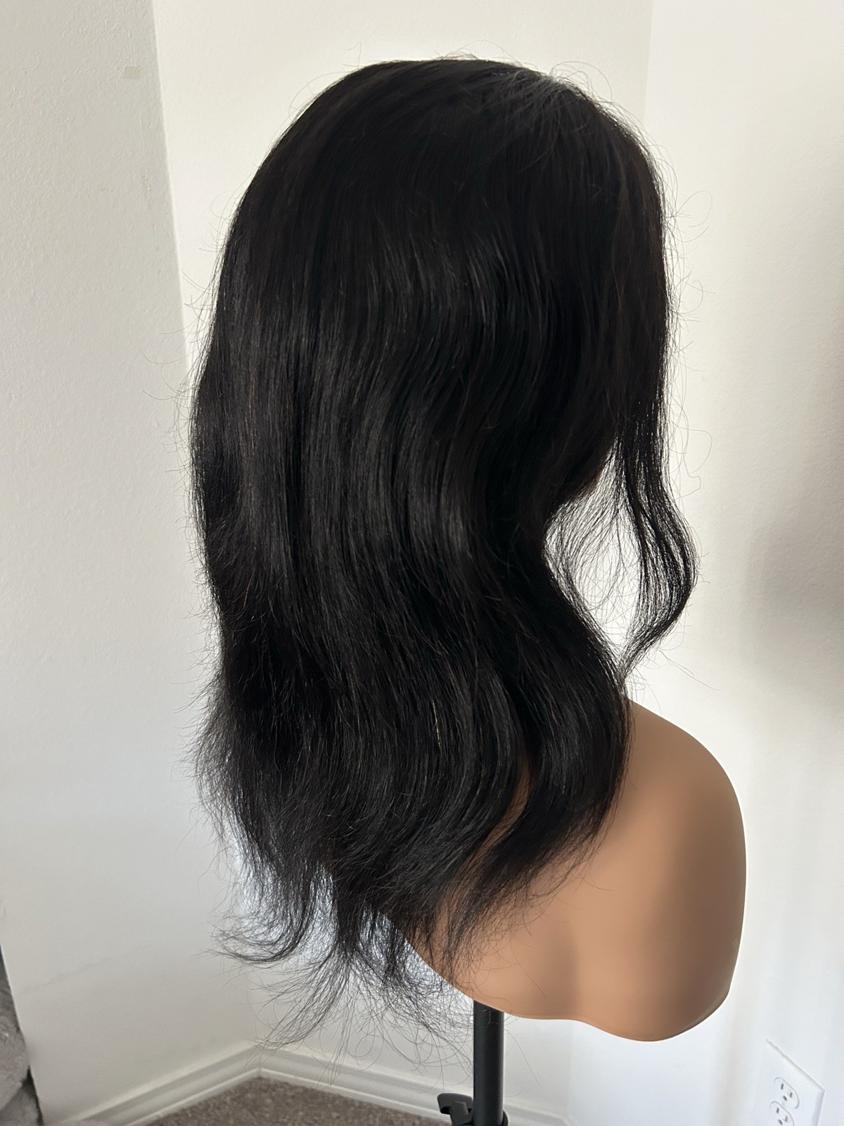 8×10 22” Indian Human Hair Topper | Hair System | Natural Density | Clipless