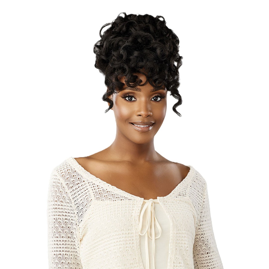 Sensationnel Synthetic Hair Wig Piece Hd Lace Parting Lulu Bun – Updo Unit 7